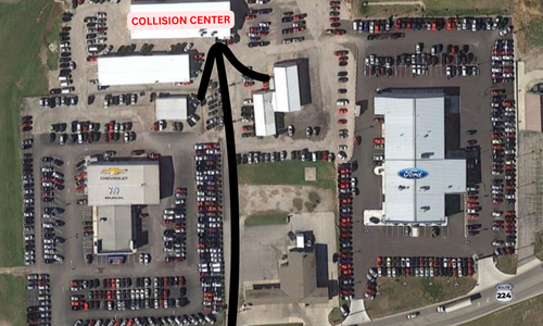 Collision Center entrance